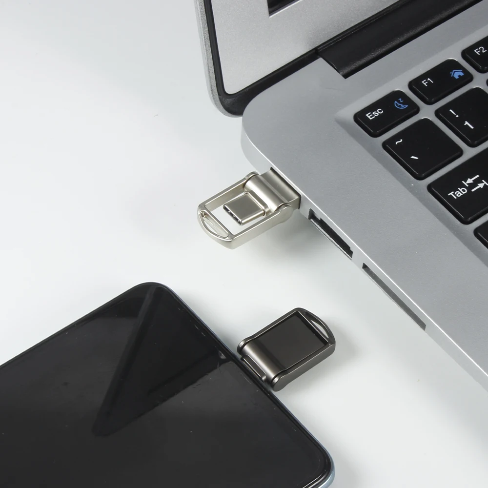 2in1 TYPE-C USB 2.0 Flash Drives 128GB 64GB 32GB 16GB 8GB 4GB OTG High Speed