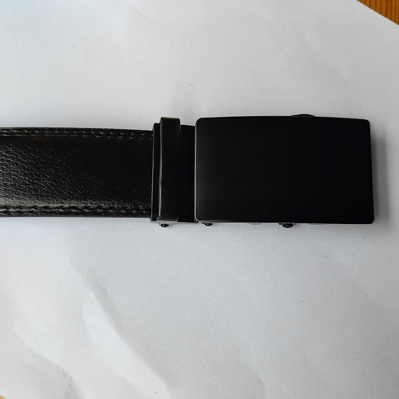 New Men's Alloy Automatic Buckle Belt High Quality Golden Buckle Business Casual Width 3.5cm Belts (Only Can Match Our Belt)
