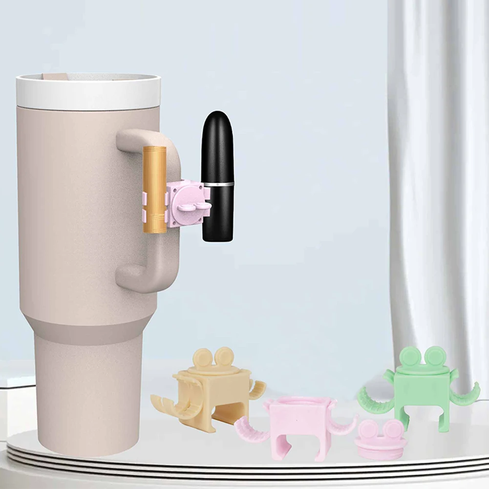 Lipstick Ring Holder Organizer Multifunctional Storage Clip for Stanley 30oz/40oz Cup Handle