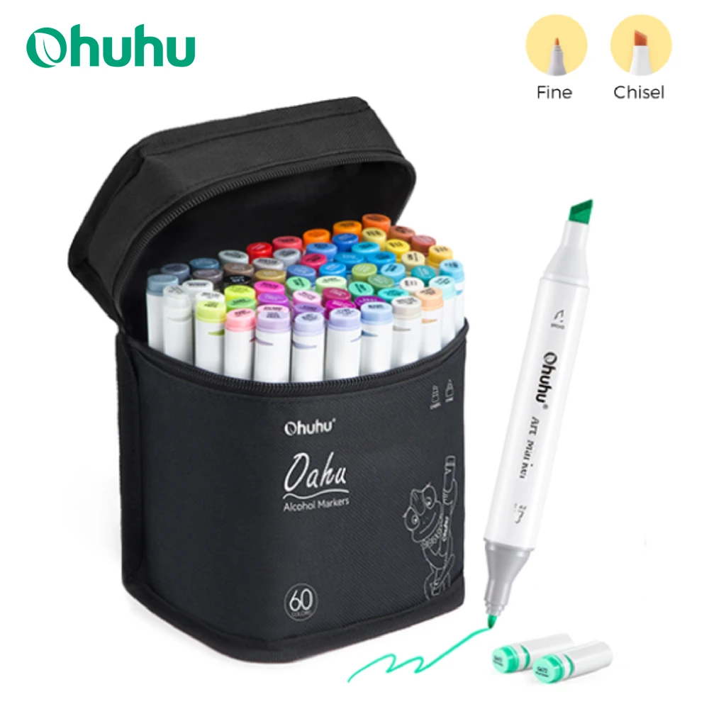オフーフ　Ohuhu マーカーセット Ohuhu】 オフーフ マーカー セット - メルカリ