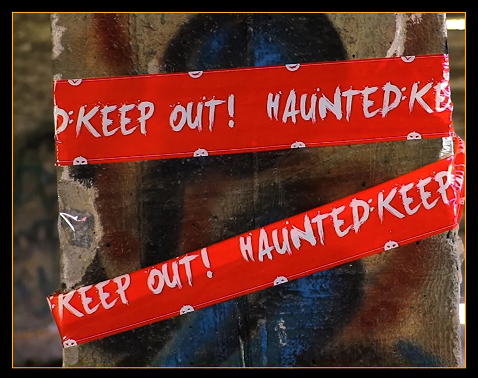 6/9M Halloween Warnband Zeichen Halloween Requisiten Gefahr Warnlinie Neue Isolation Gürtel Zeichen Halloween Haus Garten Dekoration – Detail 9