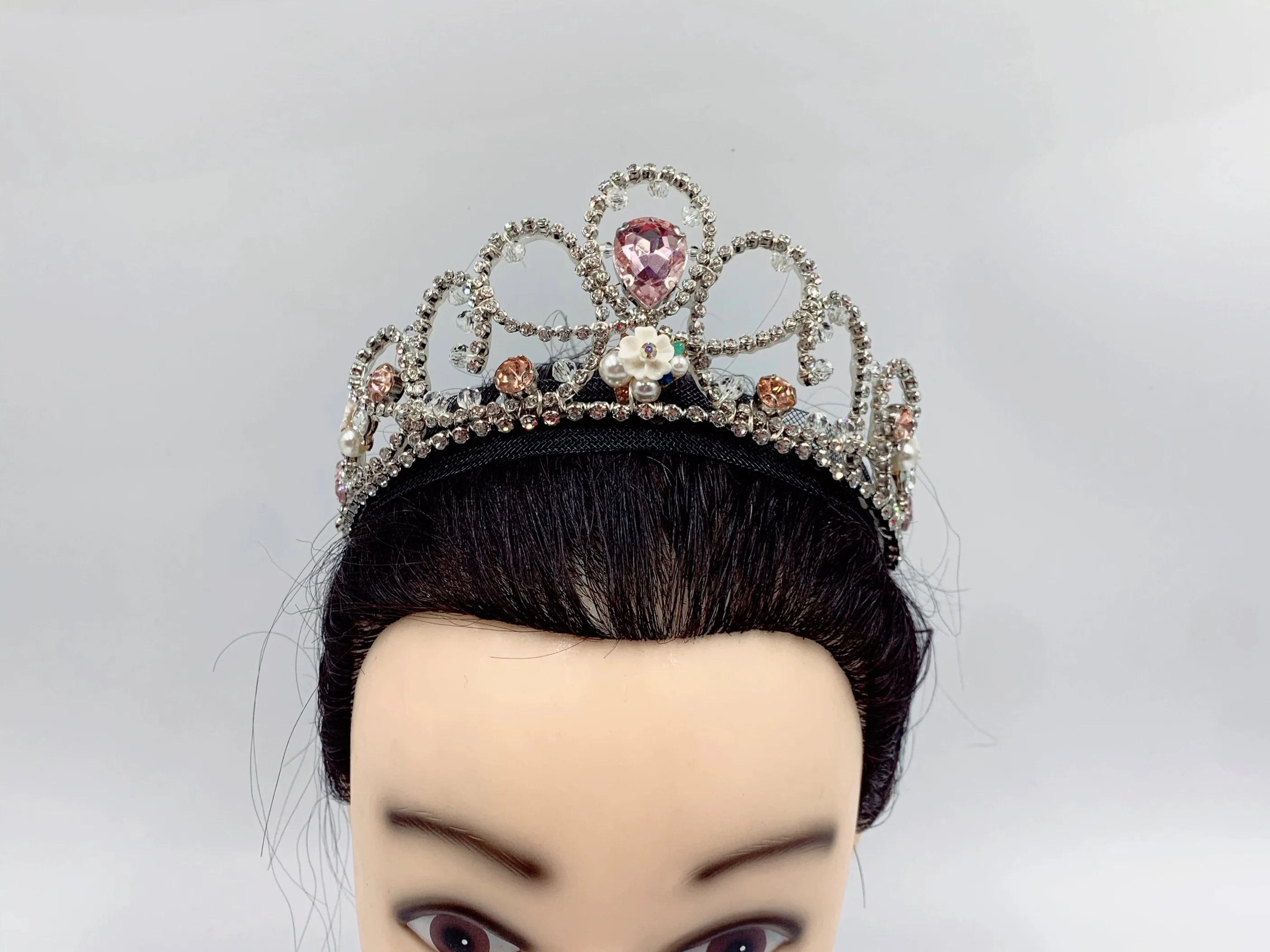 

2024 Latest Ballet Repertoire Headgear Solo Dancer Children's Adult Competition Crown Accessories