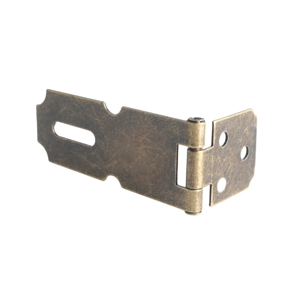 Starožitný bronz brána dveře zamknout padlock mini svorka anti krádež petlice skoba depo závora domácnost okno záruka nábytek hardware