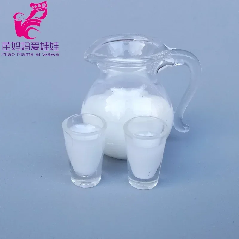 BJD Doll Drink Mini Bottled Water Orange Guice Milk Pots Wine Bottle Beer for Barbie Blythe Licca Doll Accessories