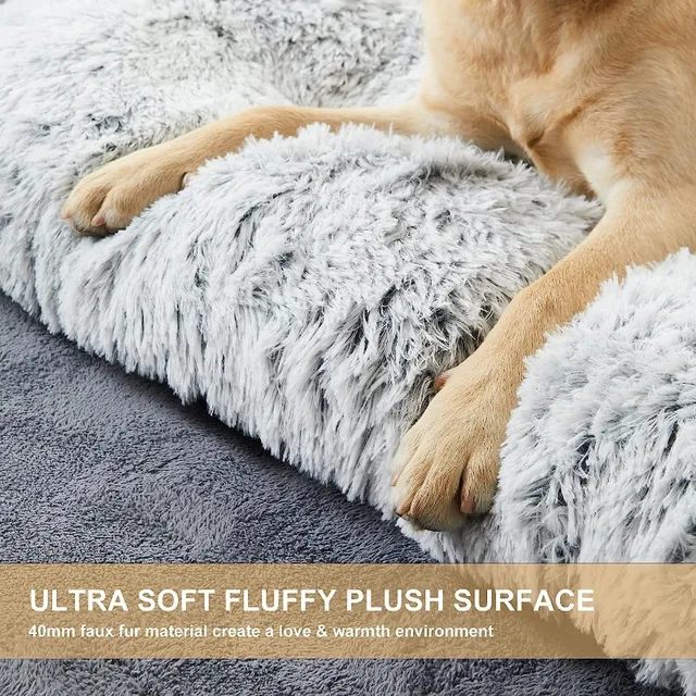 Sf8ed3c0fbe1a4e8aa91a7afb1b460a82S.jpg Plush Pet Pad Kennel Autumn and Winter New Warm Cat Pad Plush Thickened Pet Nest