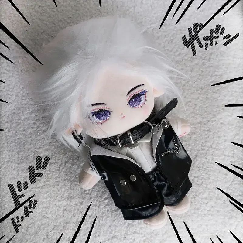 

Vest Jacket Coat2 Colors Fashion Cotton Dolls Outfit PU Leather Animal Doll Shirt 20cm Cotton Doll/1/12 Bjd Dolls