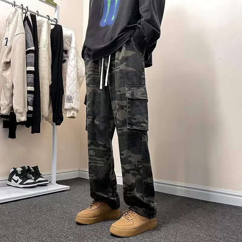 

Mens Army Military Camouflage Cargo Pants Male Tactical Jogger Pants Streetwear Man Work Trousers Casual Bottoms Spring Autumn