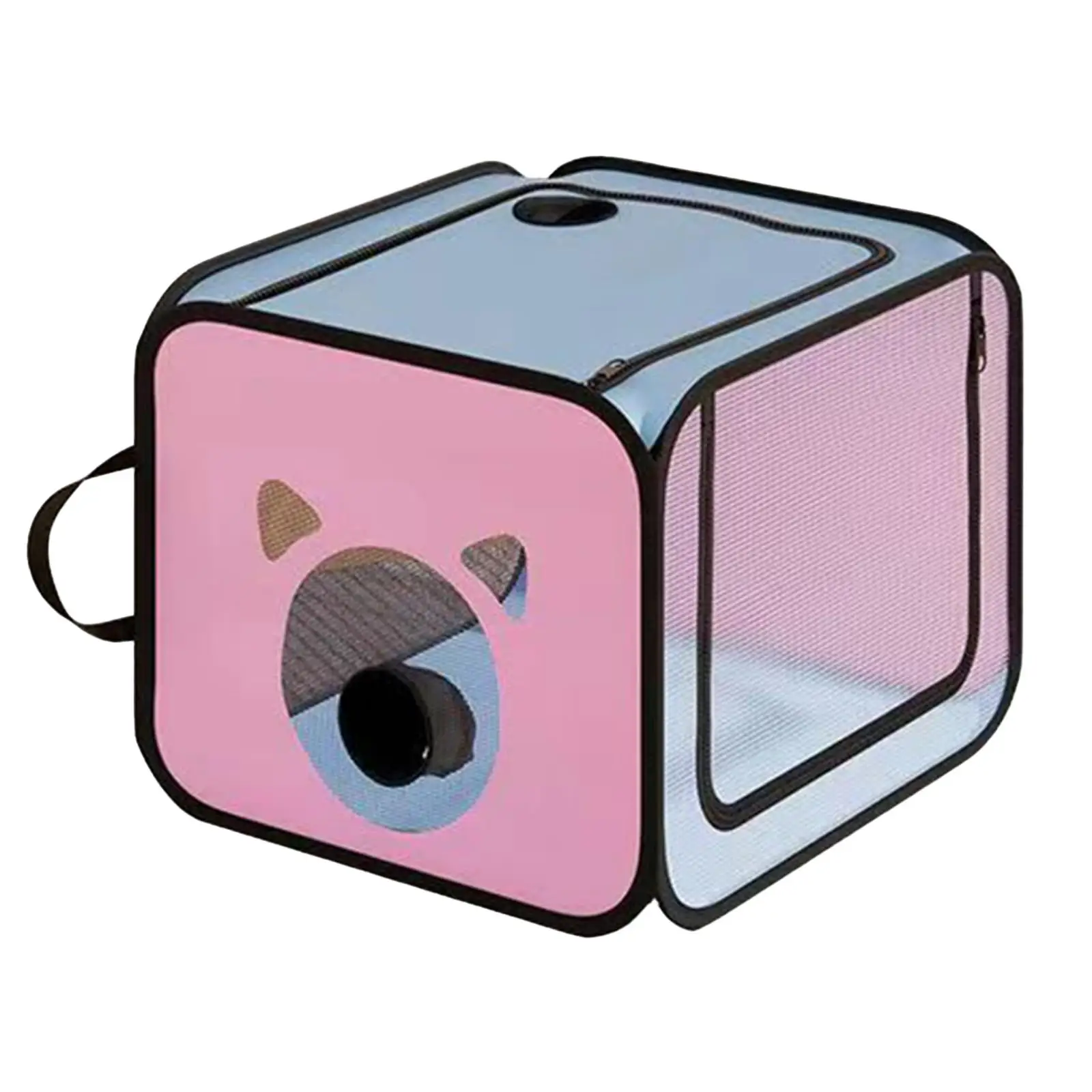 Pet Drying Box Cats Drying Room Foldable Box Anti Hair Flying Convenient Grooming House,Drying Crate Cage,for Cats and Dogs