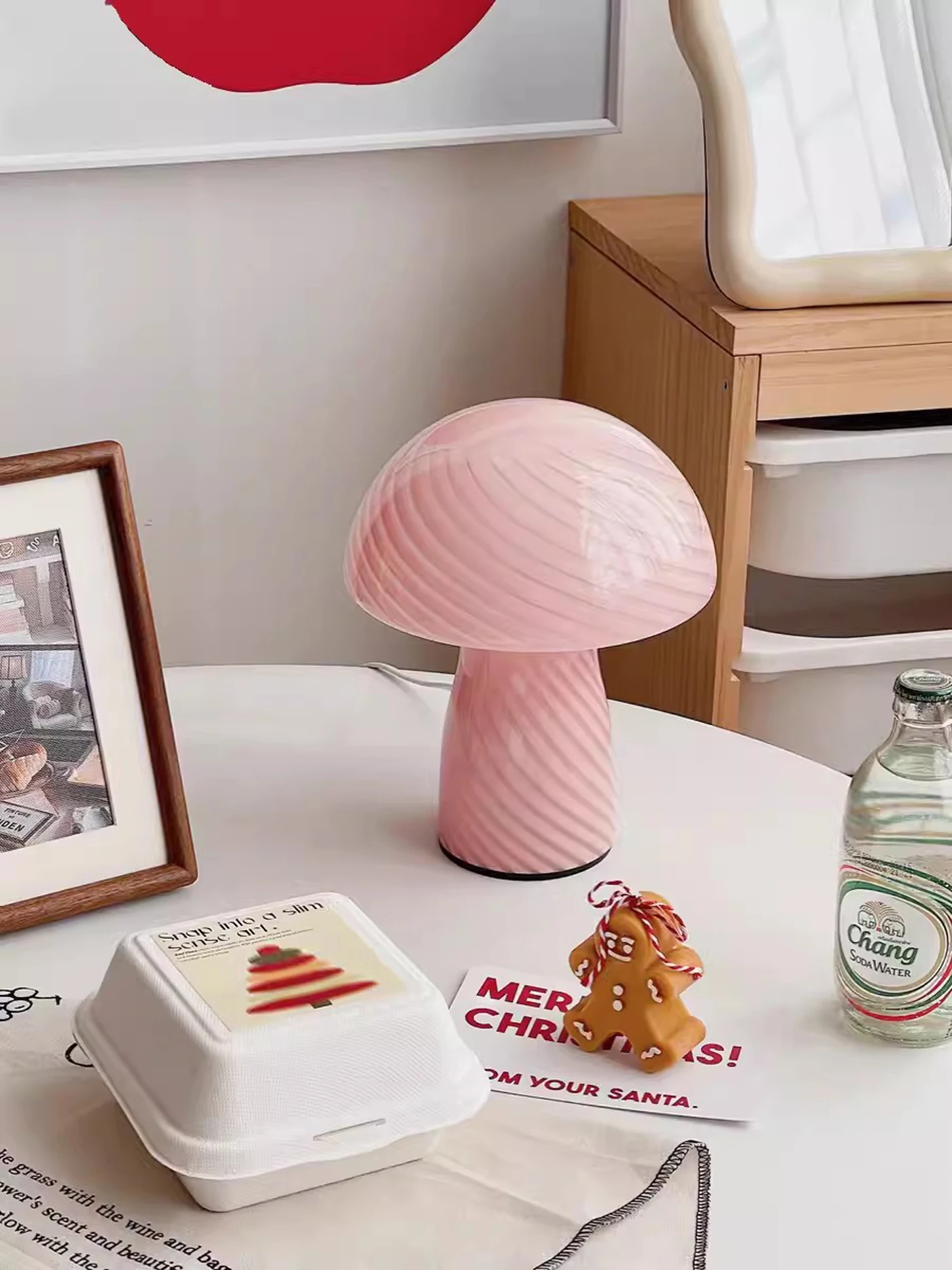 Description Picture 4 of itemRoom Decoration Mushroom Table Lamp Home and Decoration Led Light Bedroom Bedside Night Light Room Decor Lighting Desk Lamp