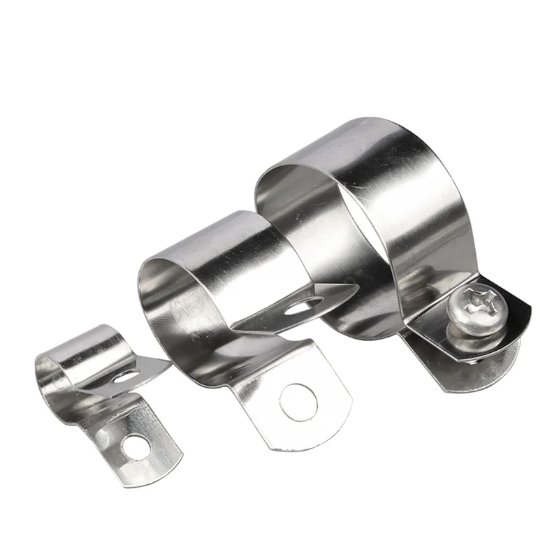 Colliers De Serrage Acier Inoxydable 304 - Lot De 4, Réglables 20-398 Mm - Pour Tuyauterie Auto, Plomberie, Industrie