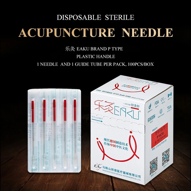 EAKUPTypePlastichandlemicroneedle100PcsBoxEACUAcupuncture
