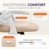 Office Desk Computer Gaming Chair with Ergonomic Lumbar Back Support Flip-up Padded Armrest Adjustable Height and Wheels 4