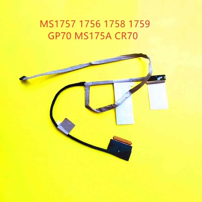 

Кабель Lcd LVDS EDP для Msi MS1757 1756 1758 GP70 ms175A CR70, кабель для экрана