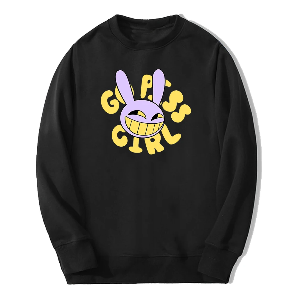 

The Amazing Digital Circus Merch Sweatshirt Unisex Crewneck Long Sleeve Streetwear Men Women Funny Cartoon Clothes