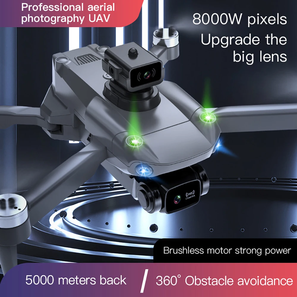 New K998 brushless drone intelligent obstacle avoidance