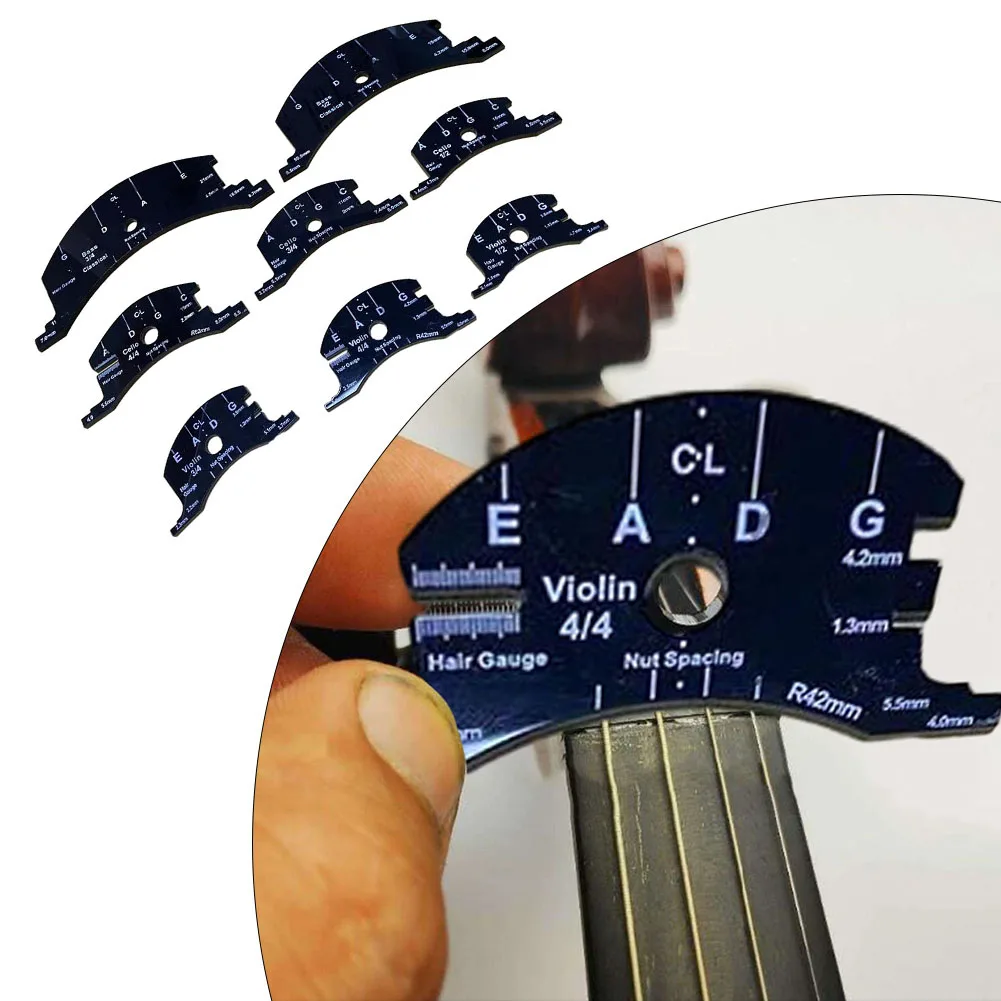 Description Picture 2 of itemBrand New New Style Practical To Use Violin Bridge Mold Violin Bridge Mold Black Cello Bridge Repair Tool Full Size