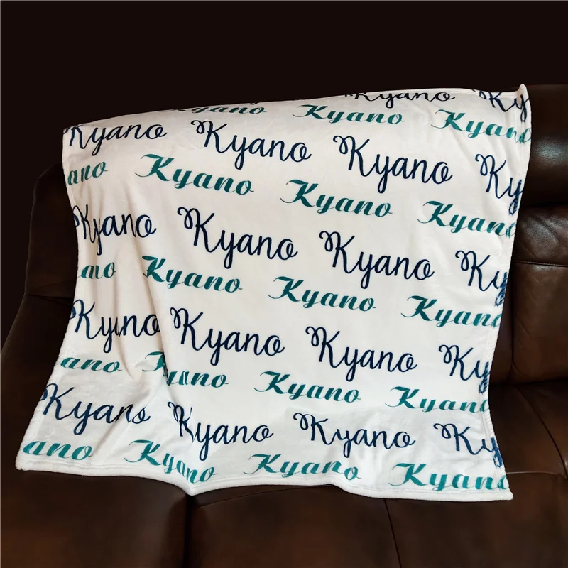  yky Custom Blanket with Name for Adults,Custom