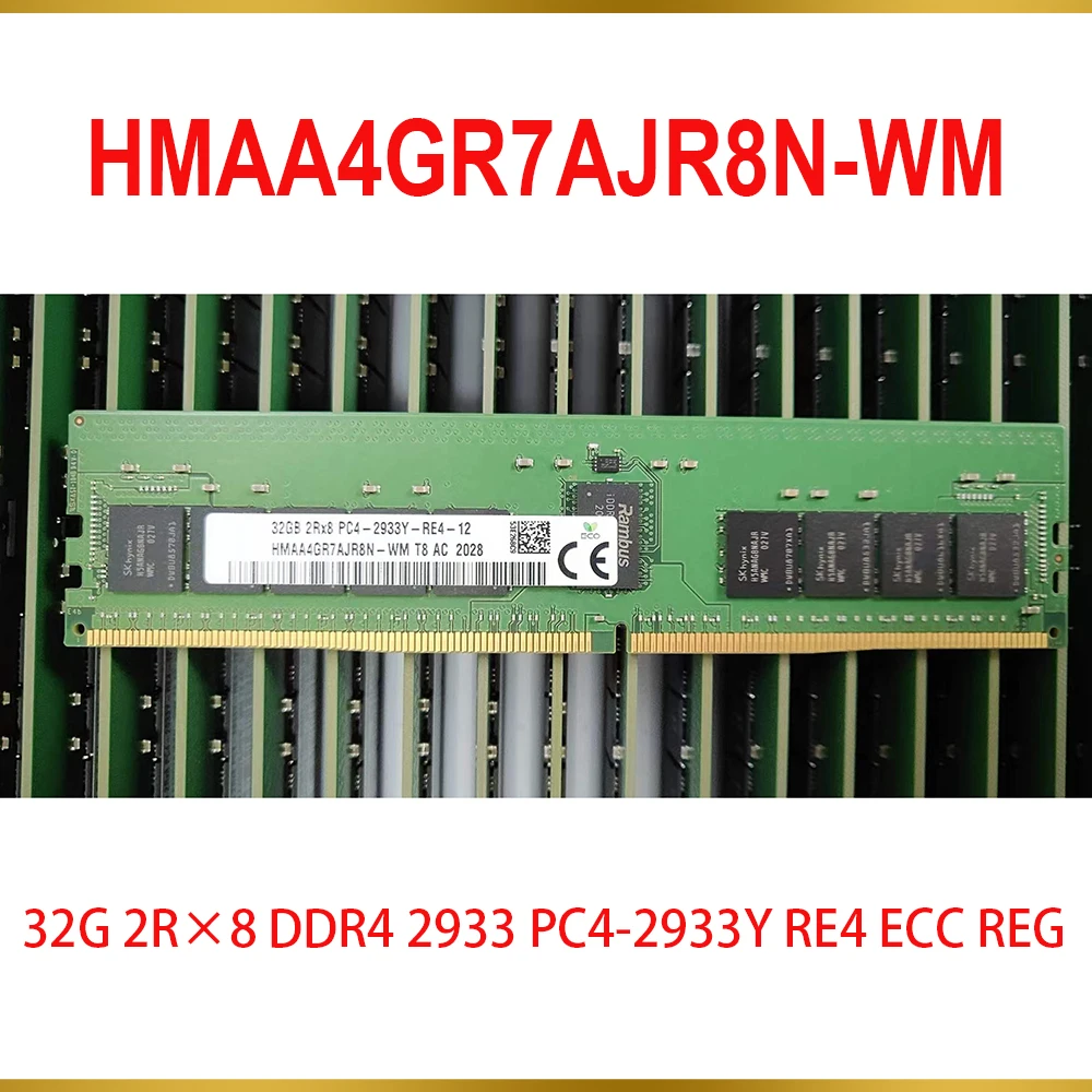 1 Pcs 32GB 32G 2R 8 DDR4 2933 PC4 2933Y RE4 ECC REG RAM For SK