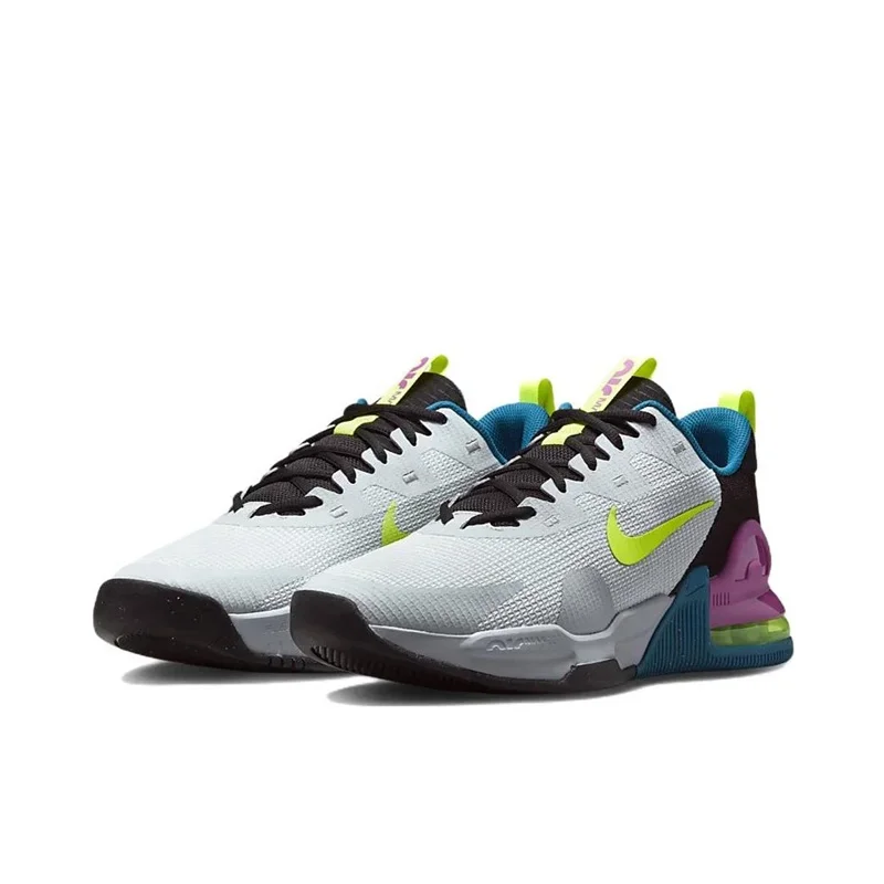 Running Shoes Air Cushion Shoes Nike Air Max Alpha Trainer 5 Mesh Breathable Cushioned Men's and Women's Off-black