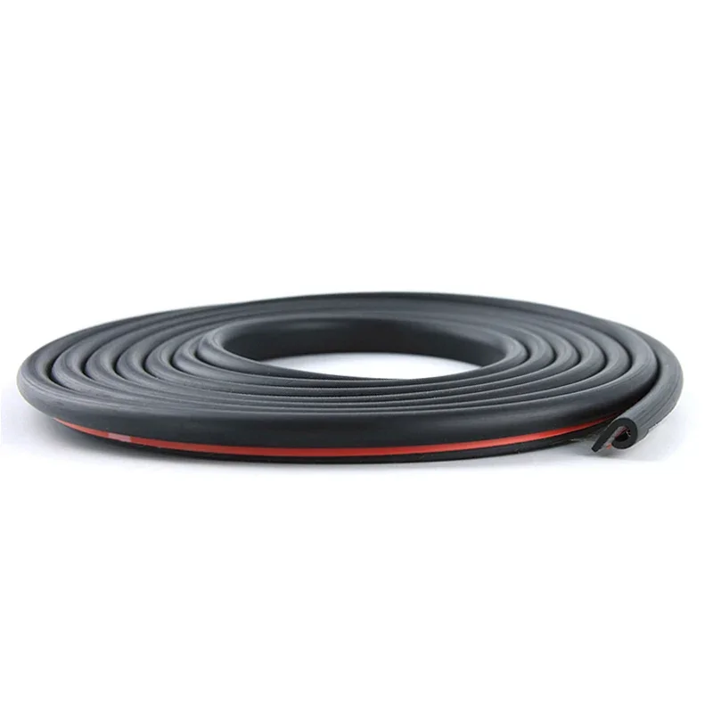 5M Car Door Edge Rubber Scratch Protector Strips Car Styling Mouldings Protection Side Doors Moldings Adhesive Scratch Protector