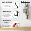 Wall Mounted Coat Rack, Five Heavy Duty Tri Hooks All Metal Construction for Jacket Coat Hat in Mudroom Entryway 3