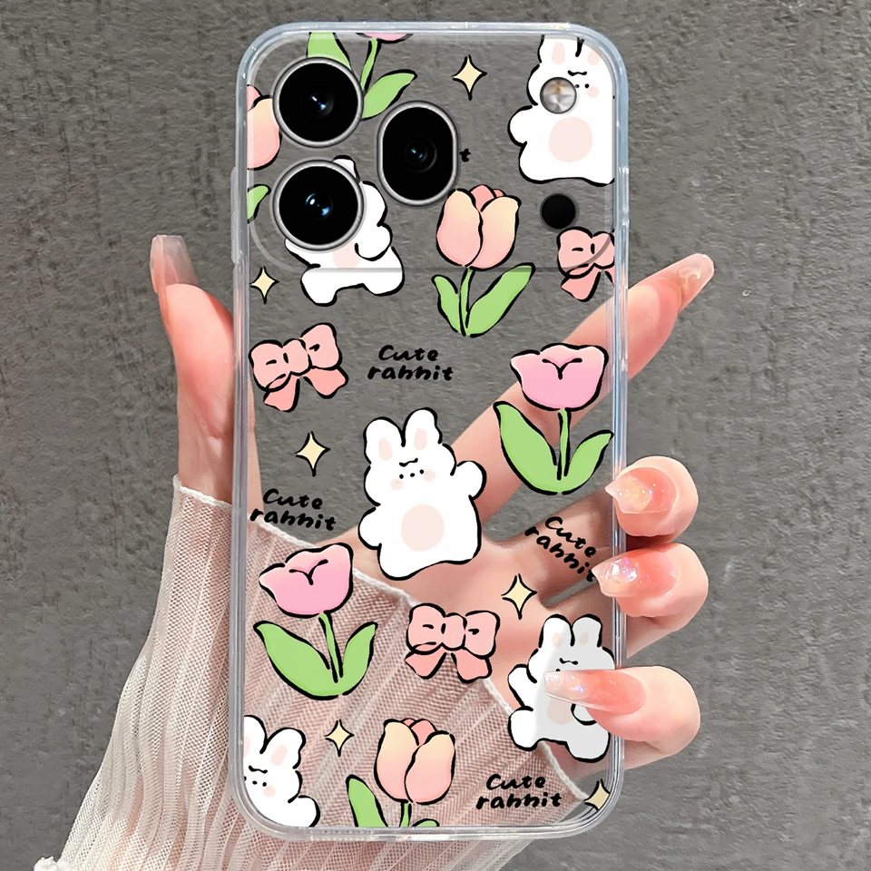 Cute Little Prince Anti-Slip Durable Transparent Phone Case - Silicone TPU Protective Shell