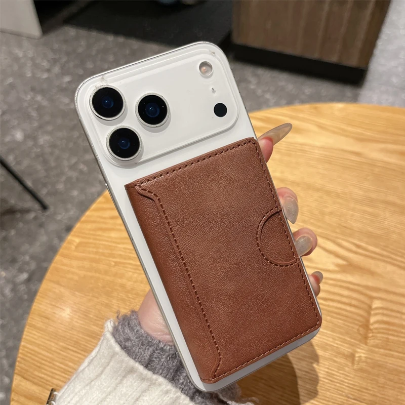 Magnetic Tri-Fold Cardholder with Strong Magnet Clip – Stand and Magnetic Wallet