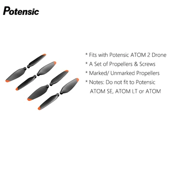 Eliche originali potenziiche per drone ATOM 2