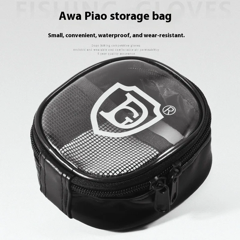 Sac de rangement Apo transparent maille pour flotteurs et petits accessoires de pêche - Kit pratique