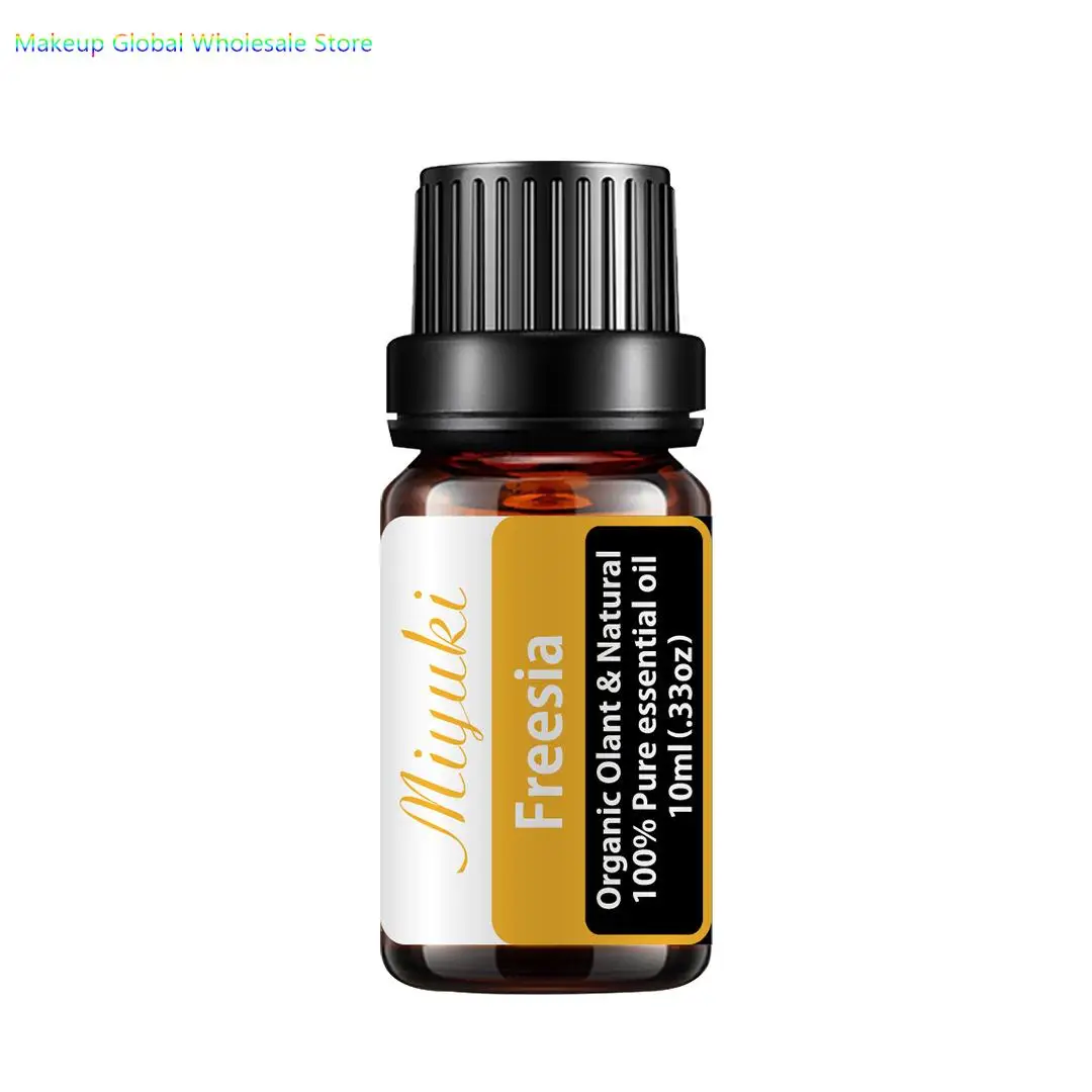 3Pcs*10ml Freesia Aroma Oil Organic Olant Natural Pure Essential Oils Esenciales Aroma Sleep Aid Humidifier Aromatherapy