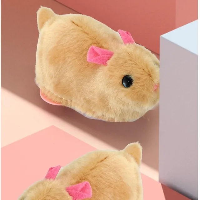 Transparent Cat Chasing Ball Built-in Animal Realistic Rabbit Hamster Chasing Ball Plastic Rabbit Rolling Ball Relieve Boredom 2