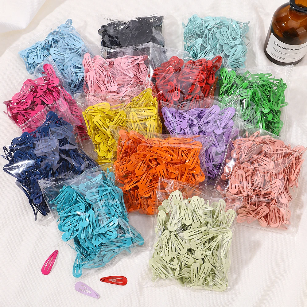 Hair Clips Hair Accessories 30Pcs/bag Girls Cute Mini Colorful Waterdrop Shape Hairpin Sweet Hair Clips Barrettes Slid Clip