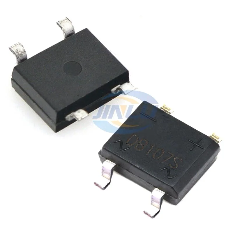 10PCS DB207 DB207S 2A 1000V SOP-4 SMD Diode Bridge Rectifier