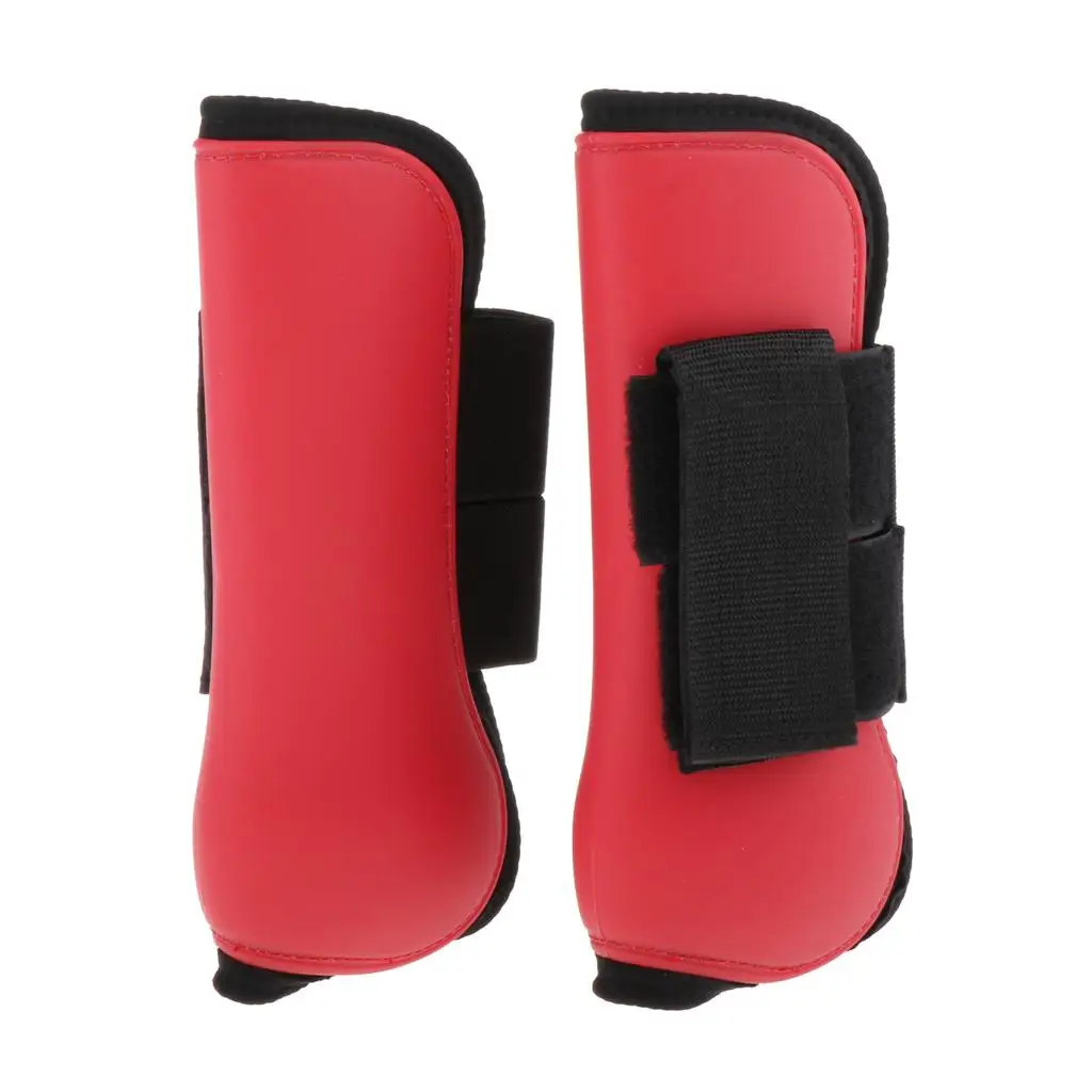 Horse Leg Boots Wraps, PU Shell Shockproof Horse Leg Protective Guards