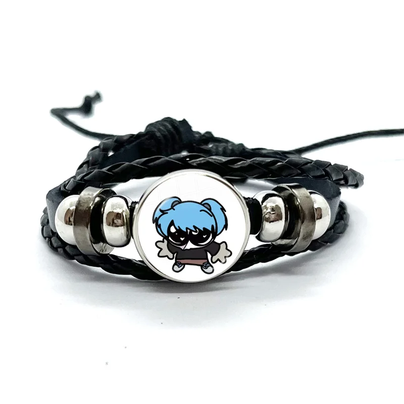 Horror Adventure Game Sally Face Anime Sal Fisher Cute Meme Bracelets Art Multilayer Braided Bracelets Bangles Handmade Jewelry 3