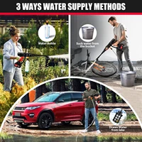 DayPlus Cordless Pressure Washer, 3000PSI Portable High Pressure Washer, Lightweight Jet Wash with Adjustable 6 in 1 Nozzle 2