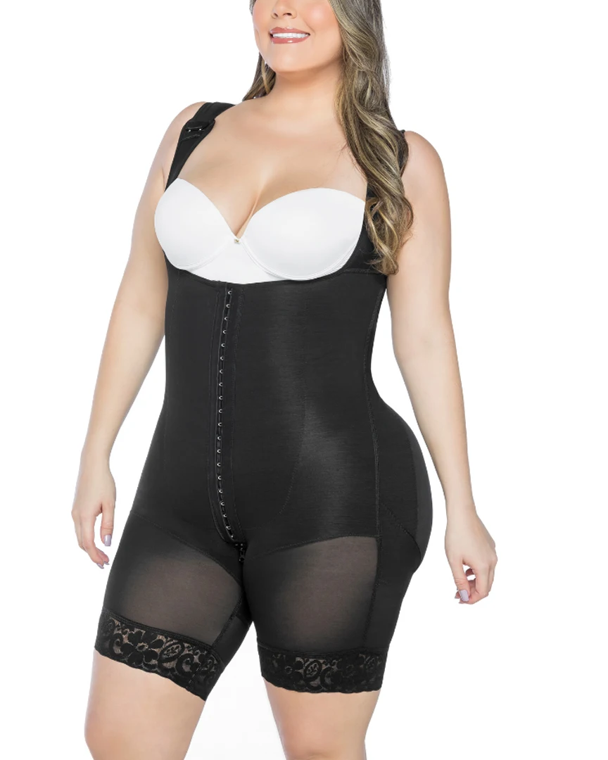 Women Sexy Open Bust Sleeveless Shapewear High Waist Slimming Shaping With Hooks Butt Lifting Flat Abdomen Effect fajas shapewear adjustable shaping body suit one piece corset women s abdomen sling compression legs hip lifting