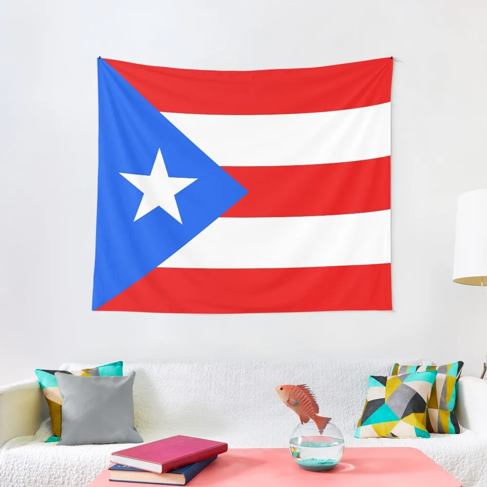 

Flag of Puerto Rico Tapestry Decoration For Rooms Home Decor Aesthetic Room Decorations Tapestry
