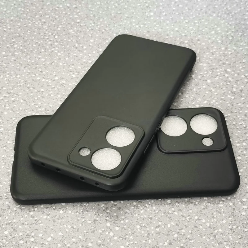 Matte Black Slim TPU Soft Silicone Case