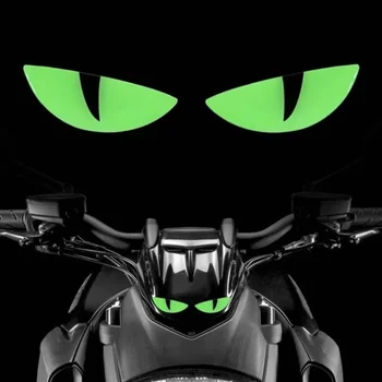 Universal Motorcycle Cat Eye Headlight Stickers 1