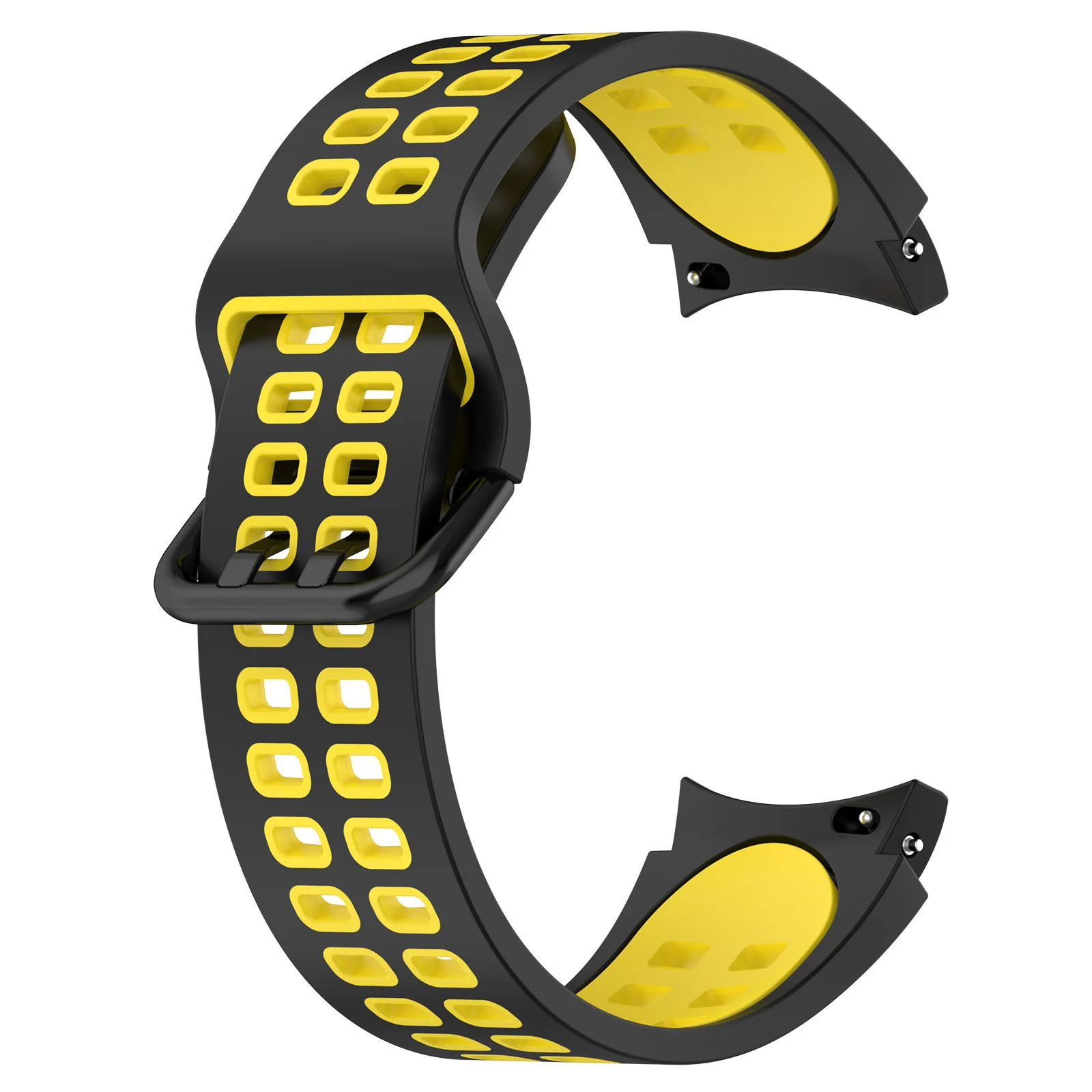 Dual-Color Silicone Watchband Strap - Versatile and Stylish Accessory