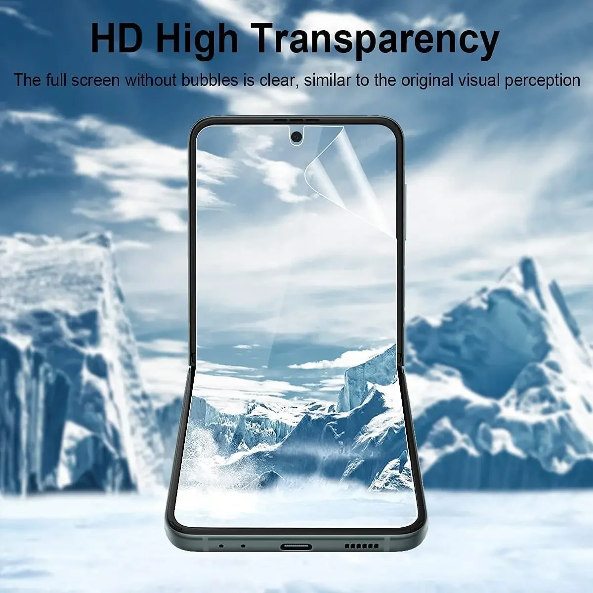 Full Coverage Soft Hydrogel Screen Protector - HD Clear TPU Cover
