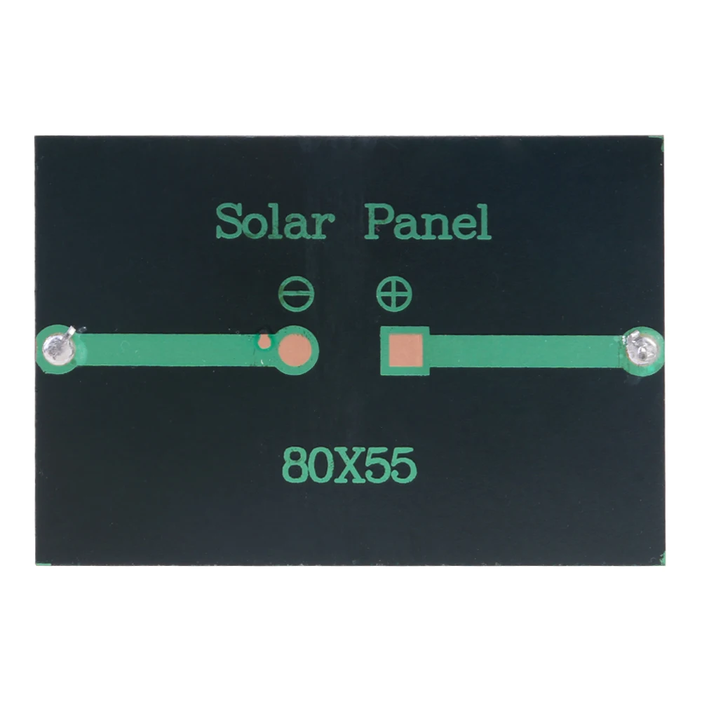Portable Solar Charger Panel 80x55mm DIY 0.6W 5V 120mA Solar Cell Module Board
