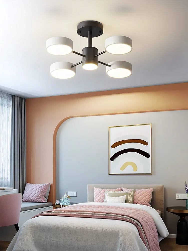 

Bedroom Chandelier Modern Minimalist and Magnificent Study Master Bedroom Room Ceiling Lamp High-Grade Nordic Lamps