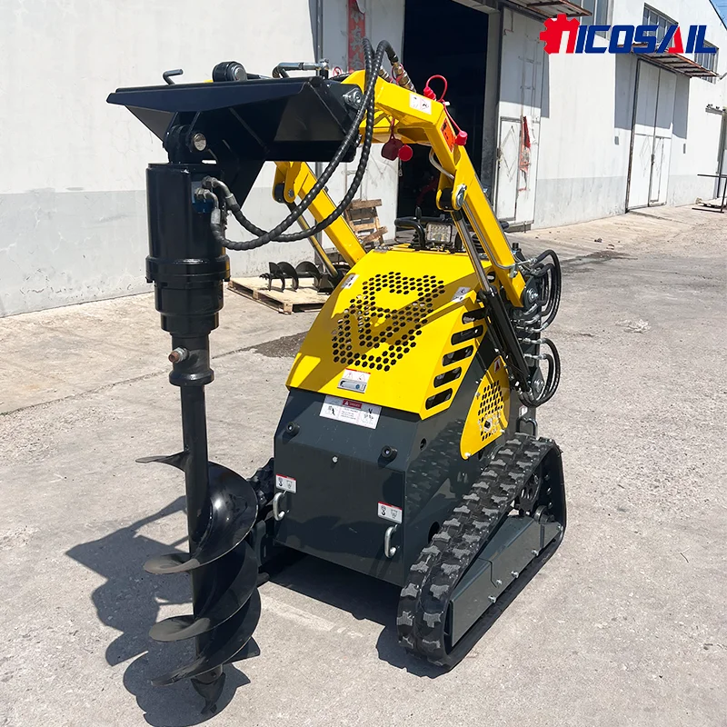 Mini Track Crawler Kompaktlader Kompaktlader mit Aufsätzen für Bau und Landwirtschaft