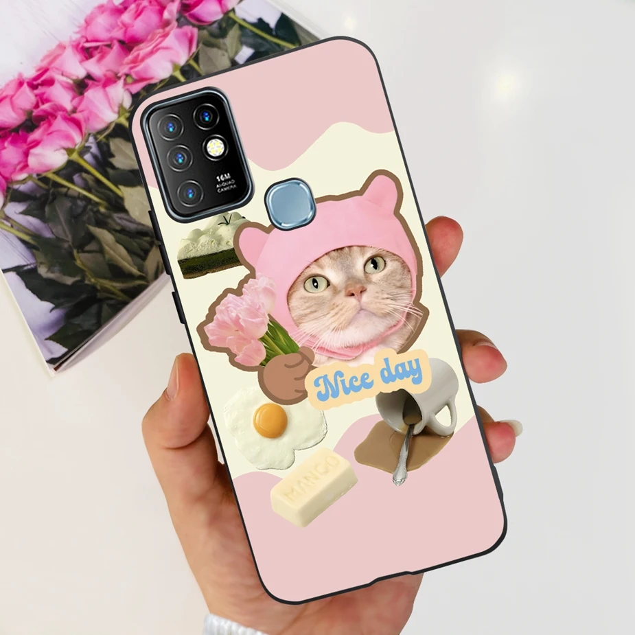 Cute Painted Soft Silicone Phone Case Cover