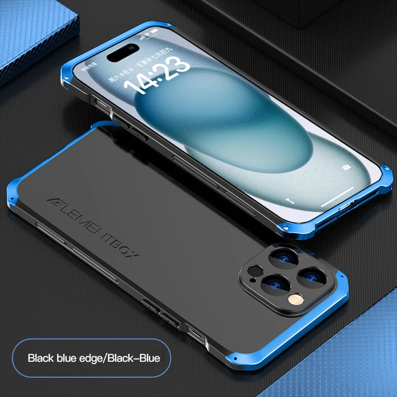 Premium PC+Alloy Metal Phone Case: Sleek and Durable Protection