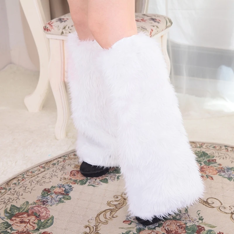 

Womens Costume Sexy Faux Furs Warm Fuzzy Leg Warmers/Boot Sleeves/Boot Covers