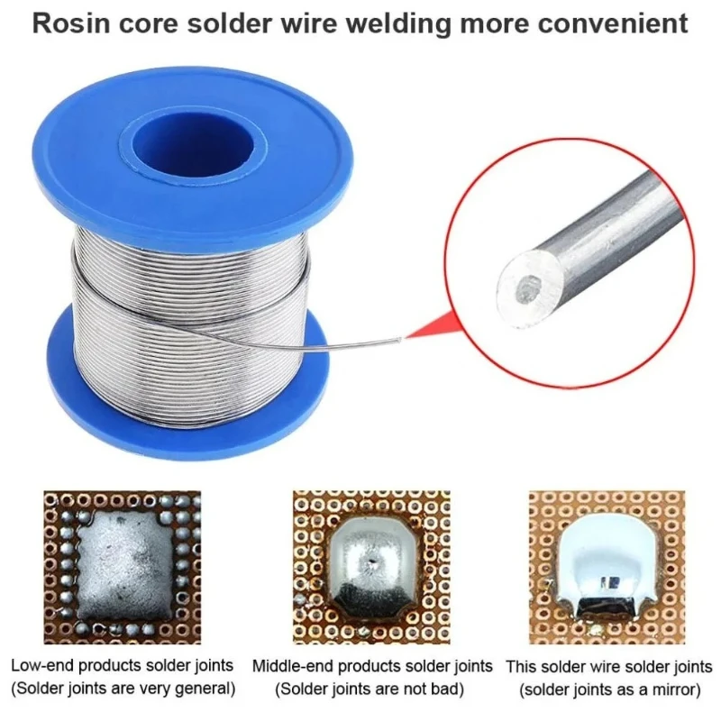 Fil à souder colophane 250g 1,0-2,0mm pour électronique