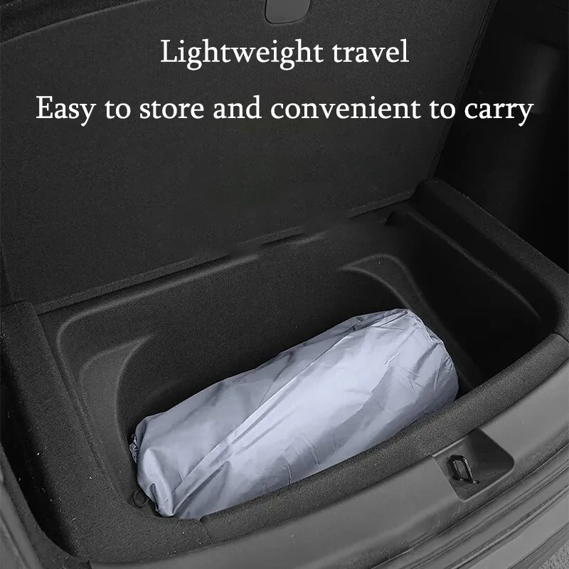 Inflatable Air Bed Inflatable Air Mattress Outdoor Camping Air Cushion Bed Suede Fabric Car Travel Bed For Tesla Model Y